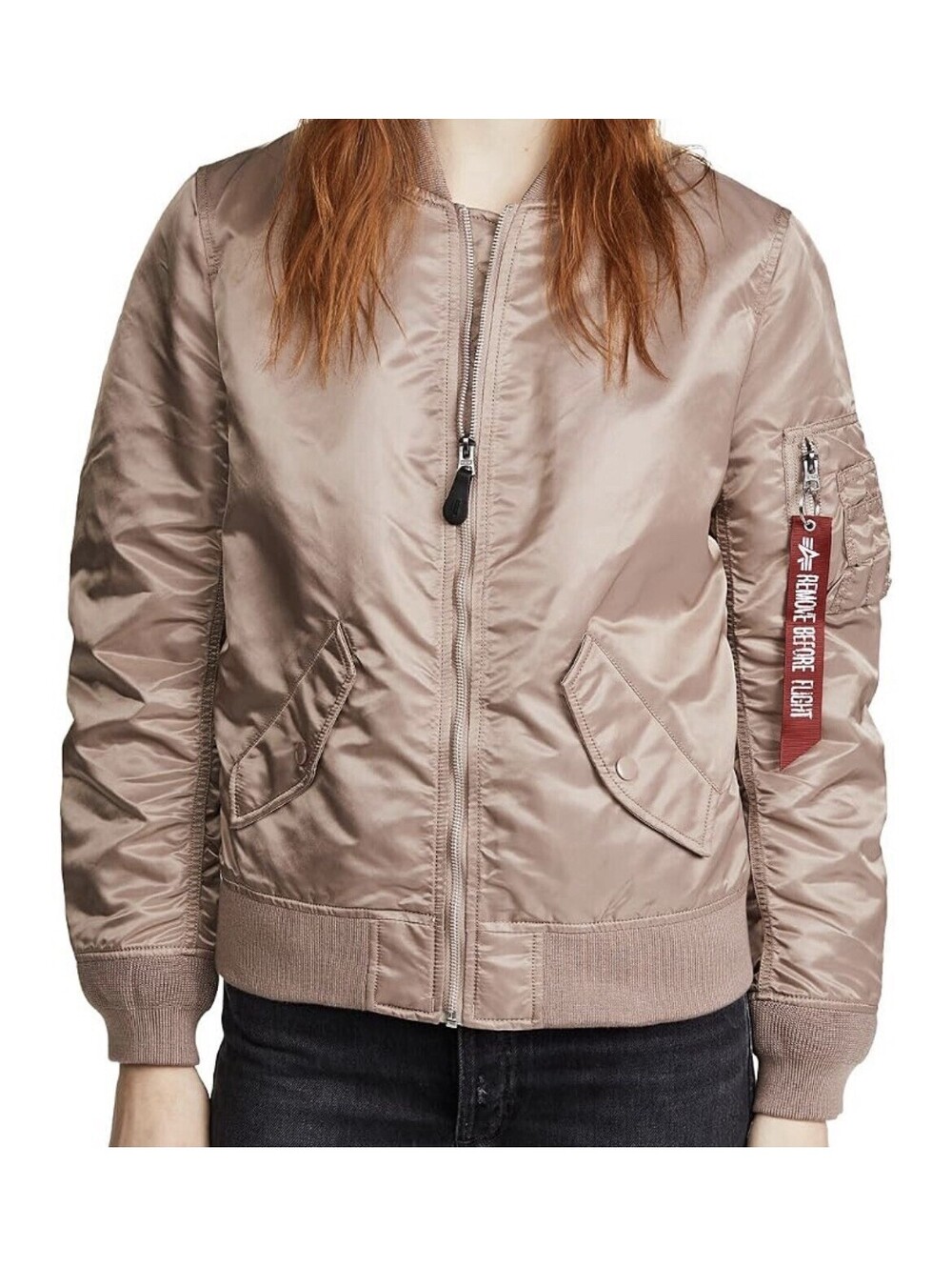 Alpha Industries Women's L-2B Laced Flight Jacket Size Medium